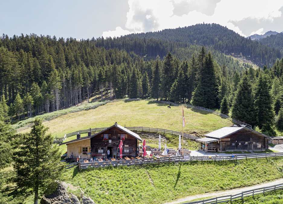 Die urige Aldranser Alm