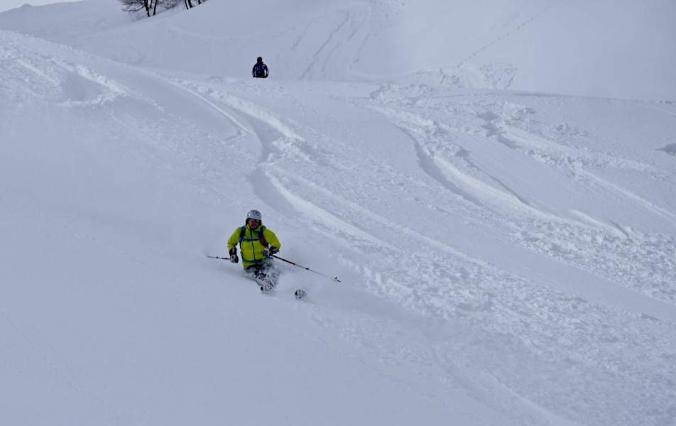 Powdern in Courmayeur
