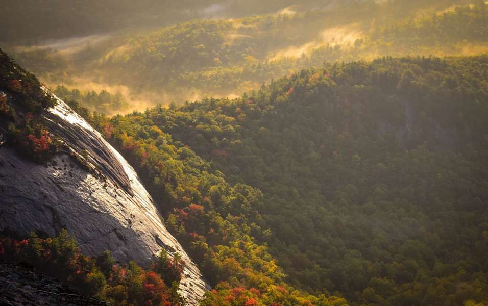 Whiteside Mountain in North Carolina (USA)