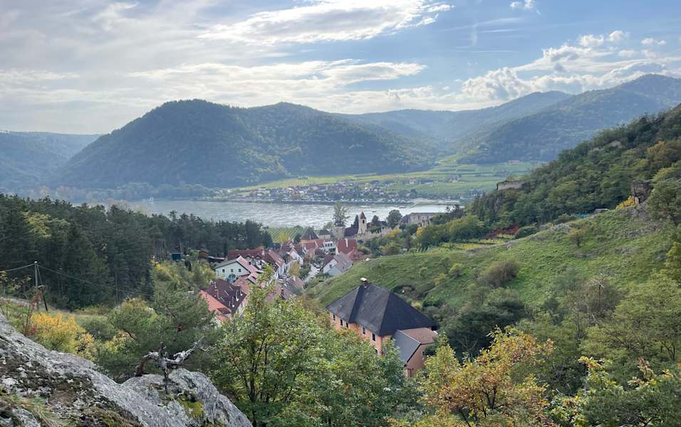 Panorama vom Klettergarten Dürnstein