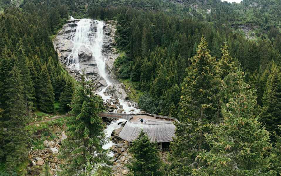 Aussichtsplattform Grawa Wasserfall im Stubaital