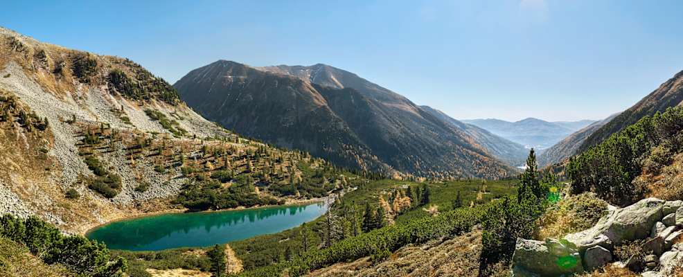 Im idyllischen Hochtal Steirische Krakau wimmelt es nur so von Gebirgsseen, hier der Untere Wildenkarsee