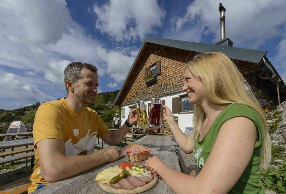 Auf der Gräner Ödenalpe lässt es sich wunderbar einkehren.