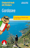 Cover Rother Wanderbuch ErlebnisUrlaub mit Kindern - Gardasee