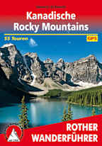 Buchcover Rother Wanderführer Kanadische Rocky Mountains