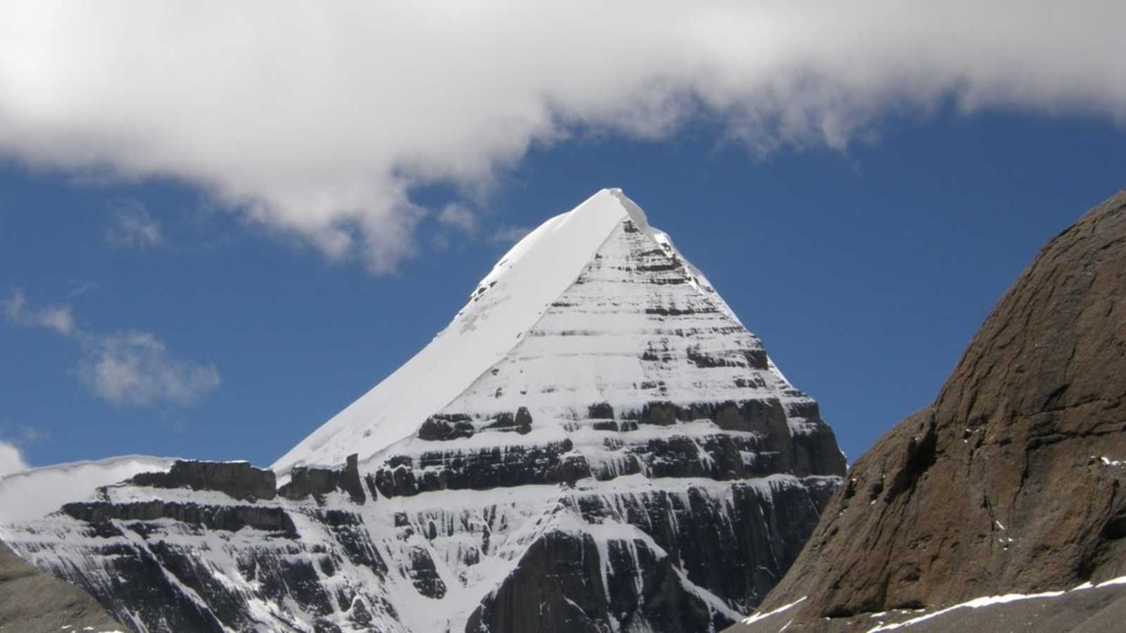 Der Mount Kailash in Tibet, von Osten