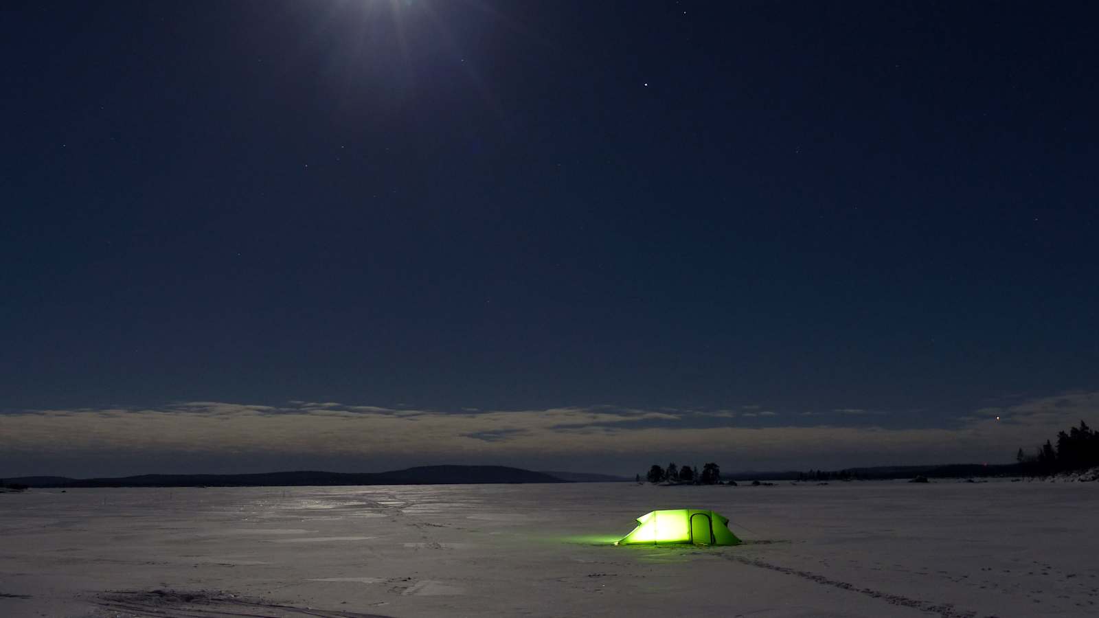 Skiwandern Inarisee Lappland