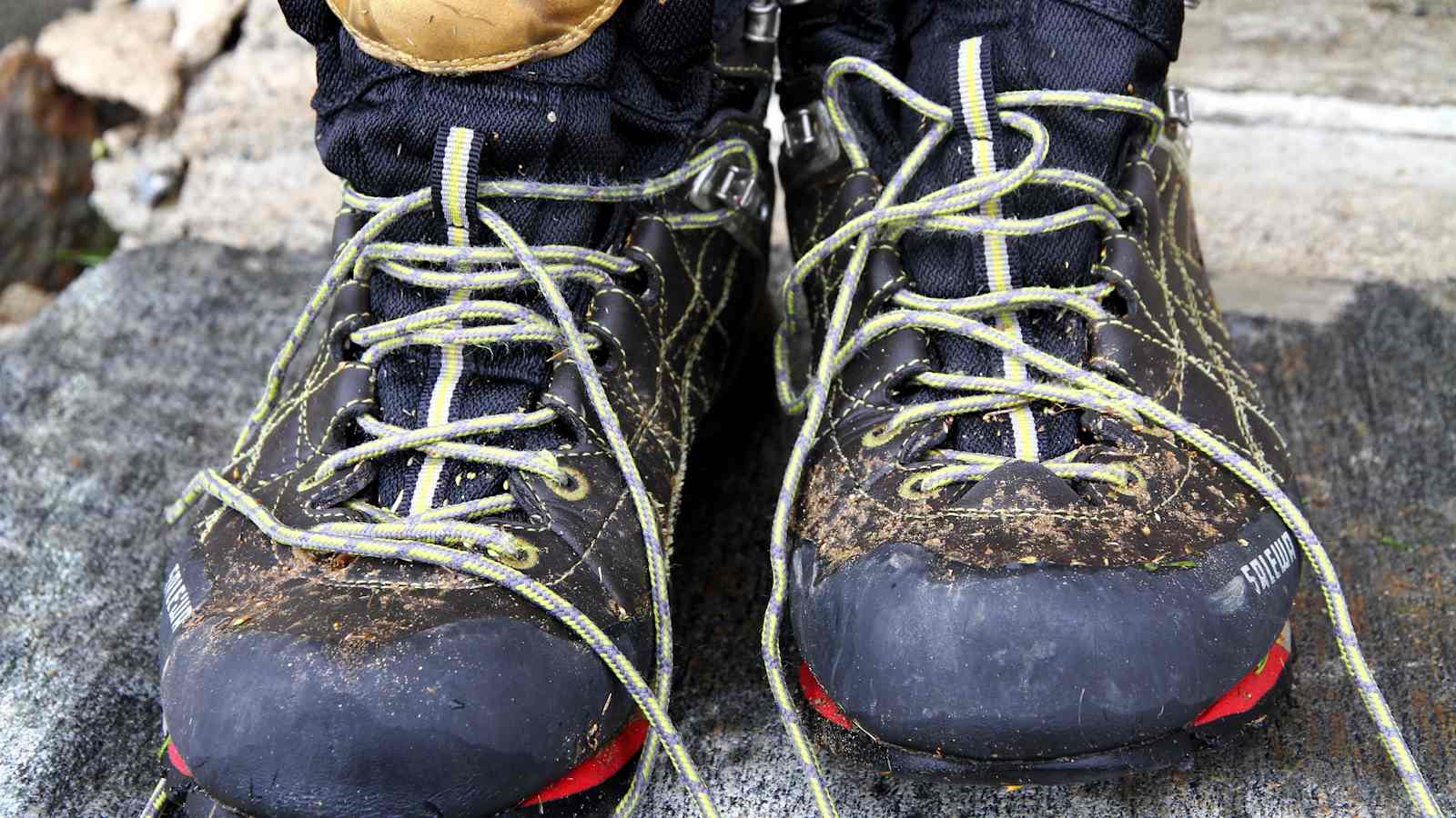 Original Wien-Nizza Schuhe kurz vor dem Ziel 