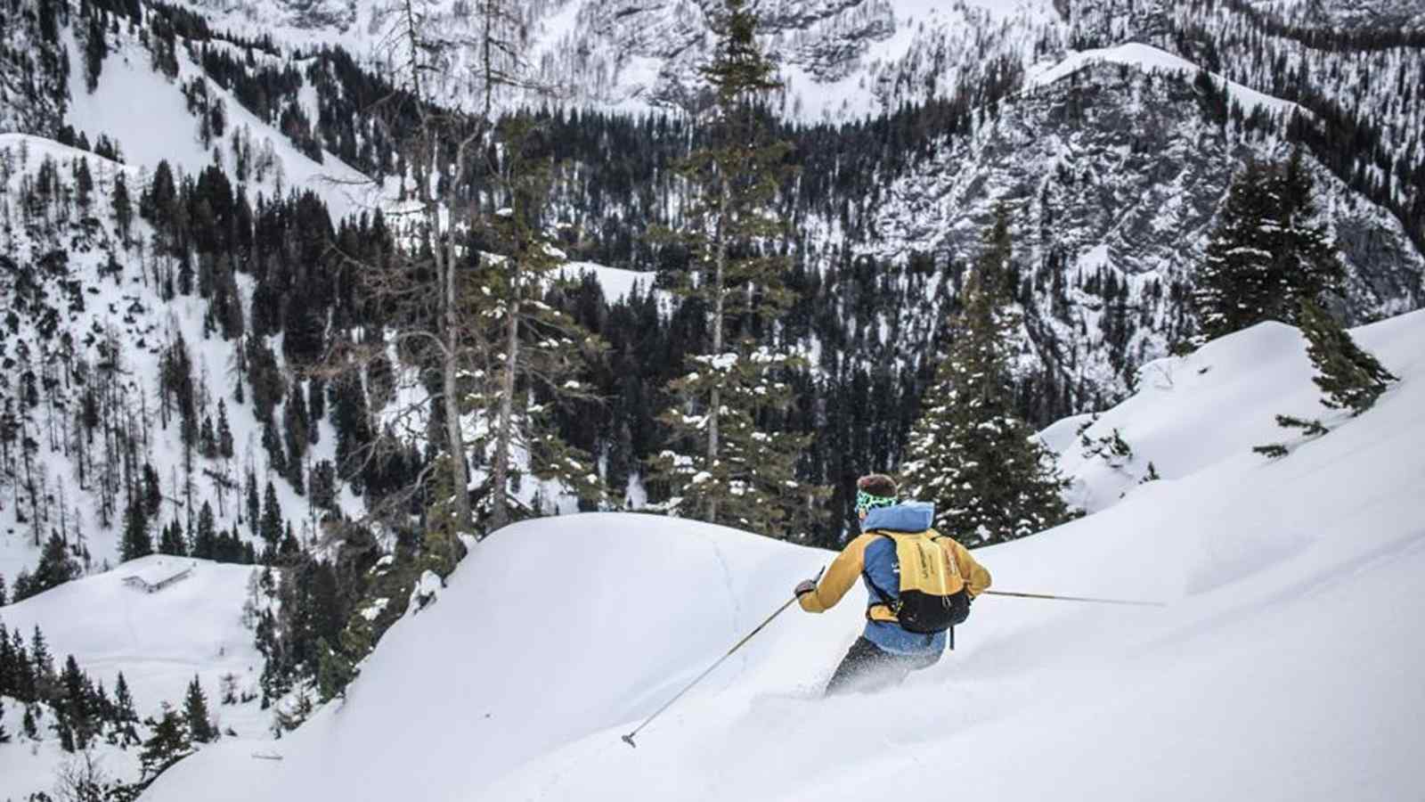 Die Kleine Berchtesgadener Reibn, Abfahrt