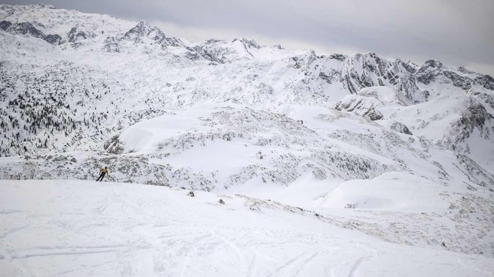 Die Kleine Berchtesgadener Reibn, Schneelandschaft