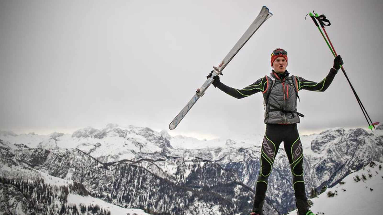 Die Kleine Berchtesgadener Reibn, Schifahrer