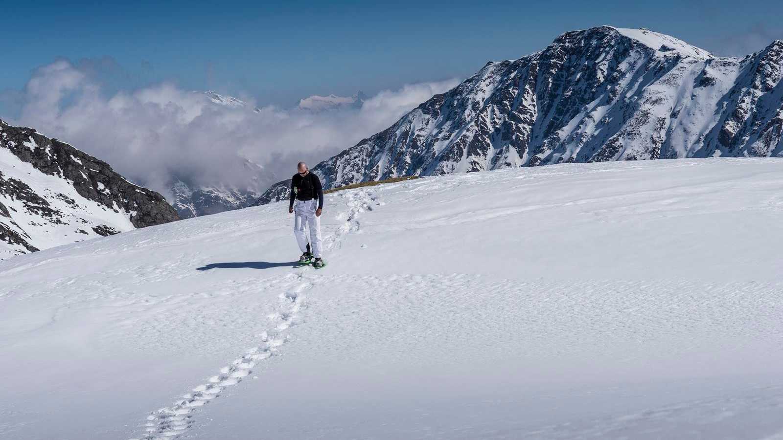 Schneeschuhtour Pforzheimer Hütte, Stubaier Alpen, Tirol