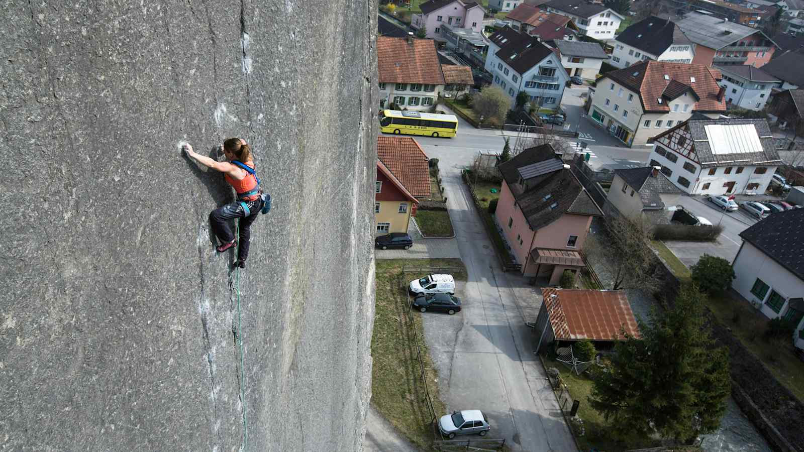 Barbara Zangerl auf der Bürser Platte