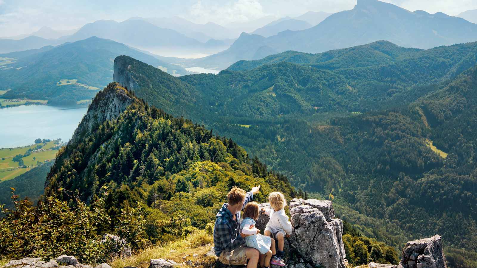 Ausblick vom Schober in Oberösterreich 