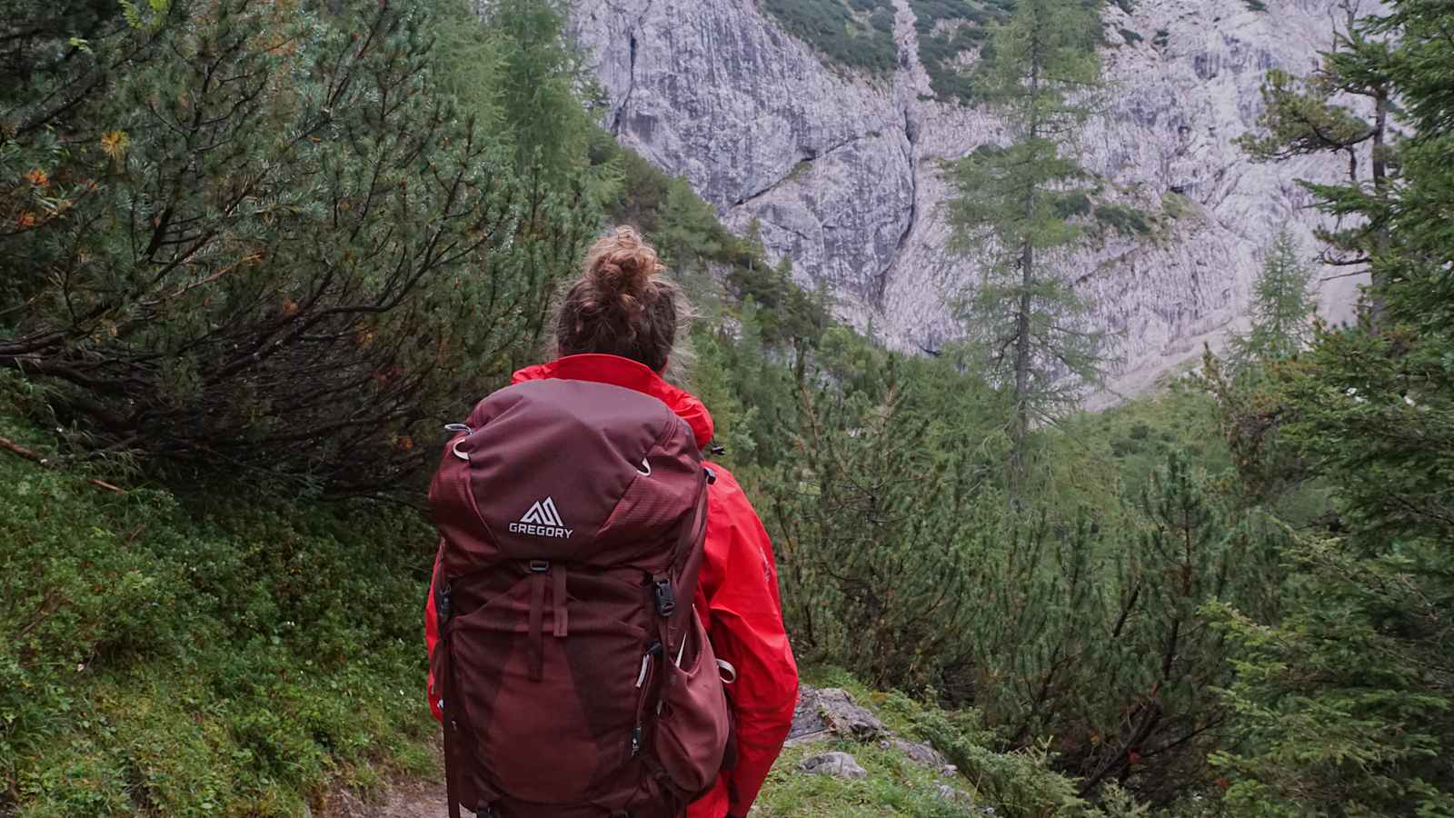 Mädchen mit Ruchsack