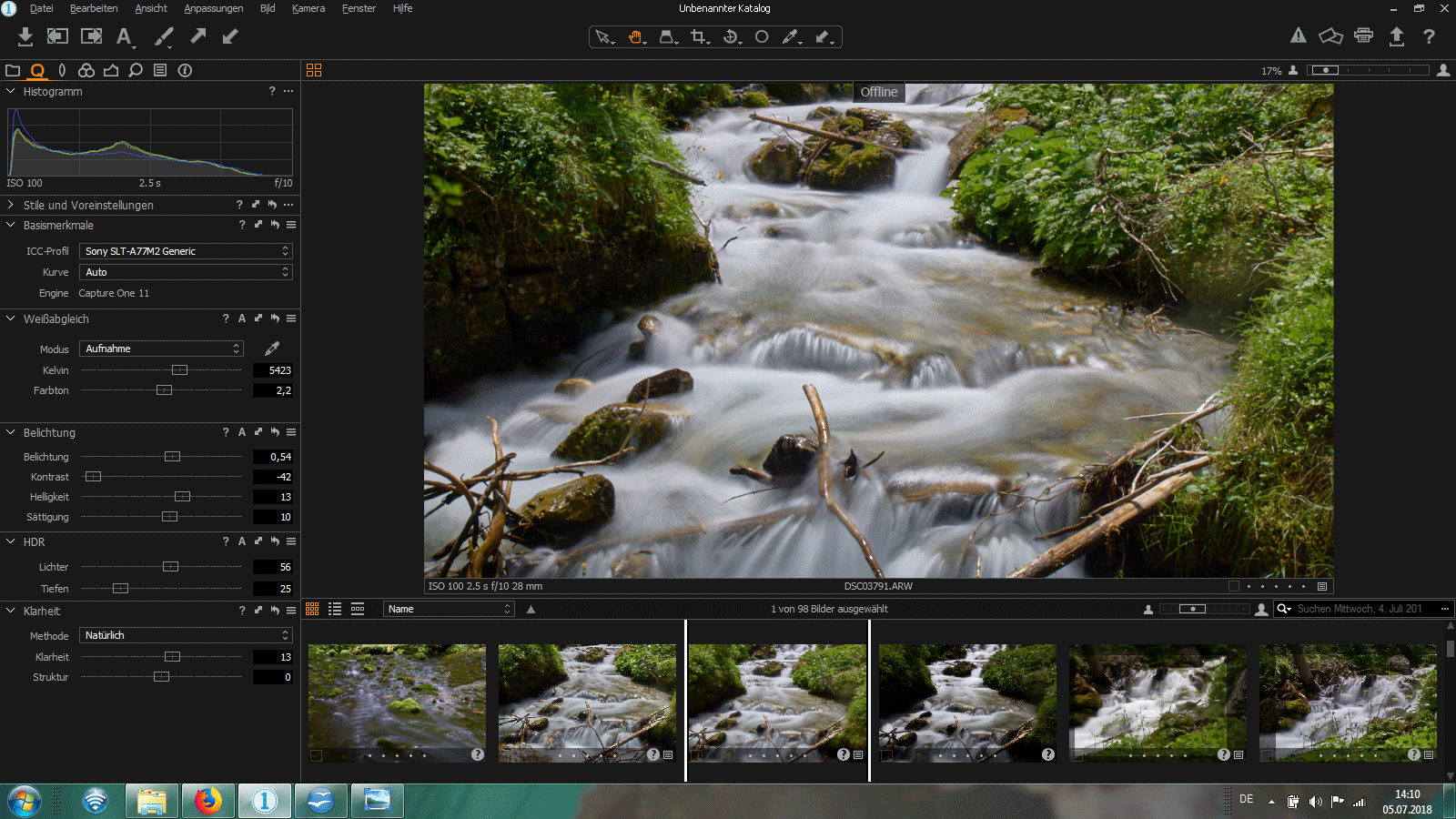 Bergfotografie: Bildbearbeitung mit Capture One11