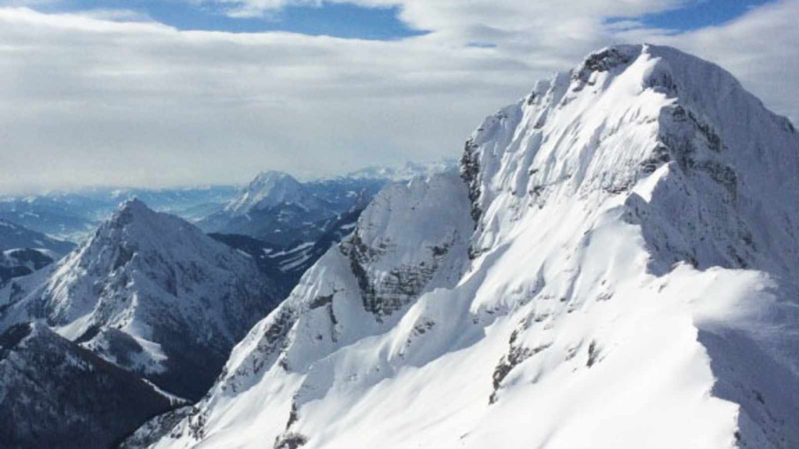 Gesäuse-Berge: Skitour auf den Scheiblingstein in den Haller Mauern