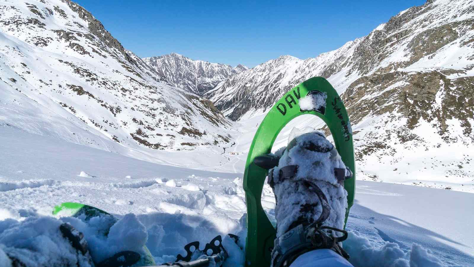 Schneeschuhtour Pforzheimer Hütte, Stubaier Alpen, Tirol