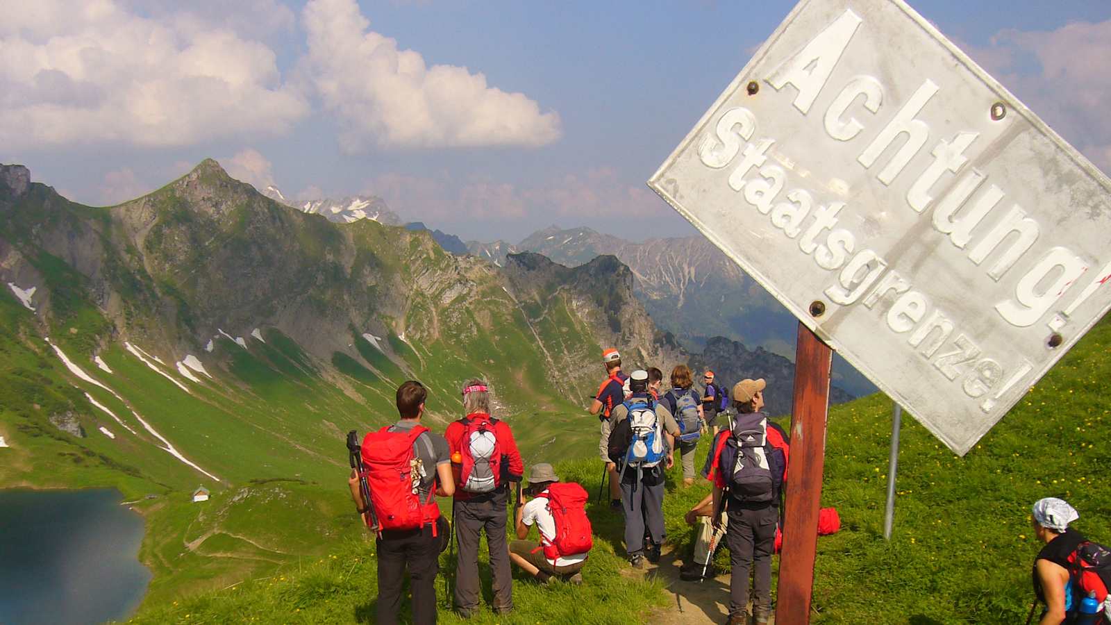 Tannheimer Tal: Staatsgrenze