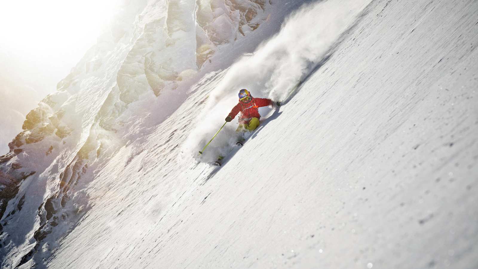 Nadine Wallner liebt steile Lines und tiefen Powder 