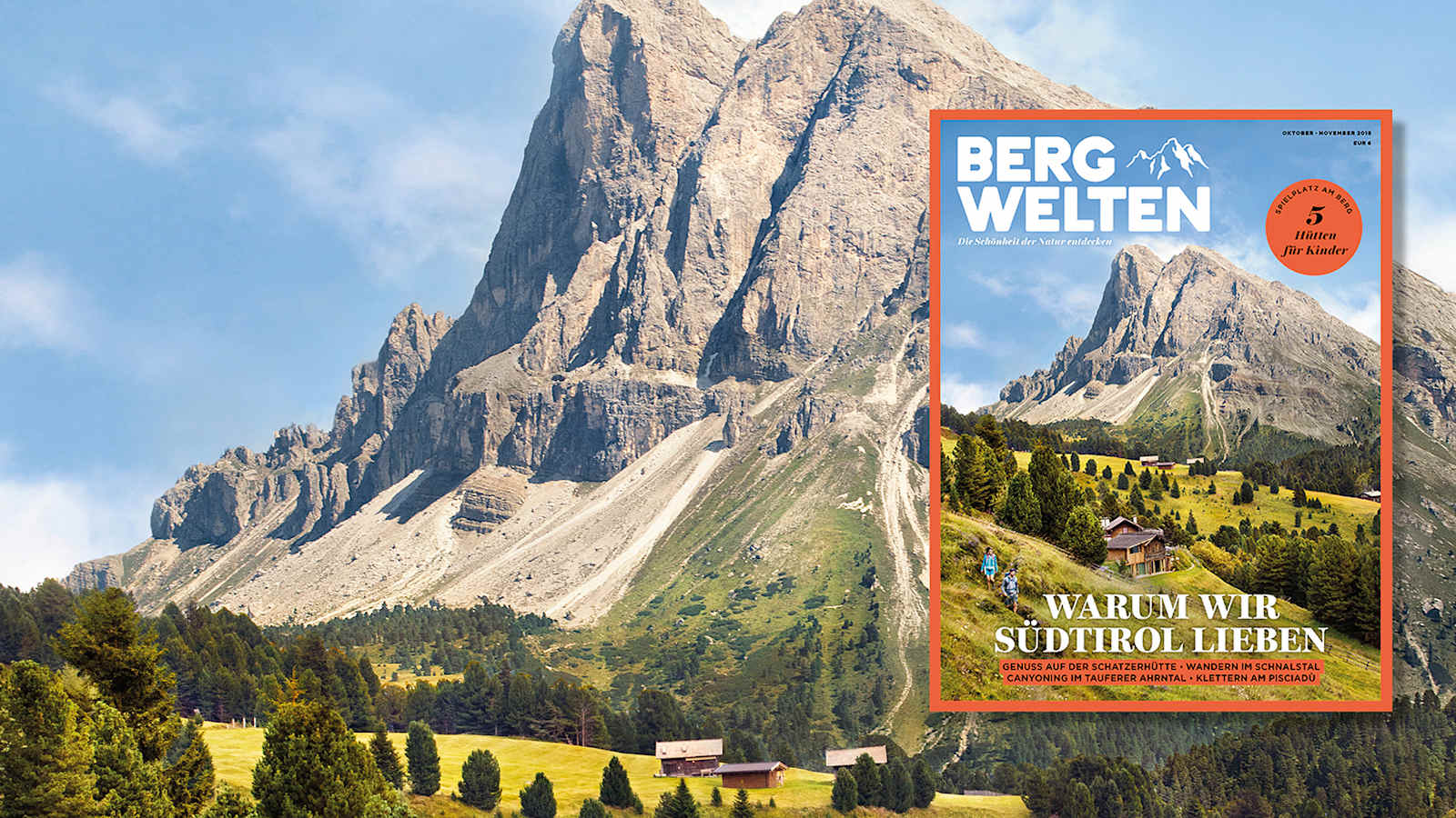 Bergwelten Magazin Oktober/November 2018