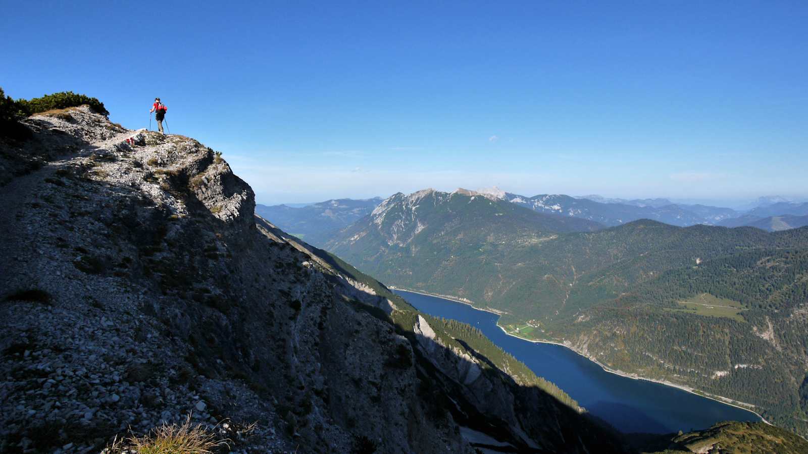 Die letzten Meter zum Gipfel der Seebergspitze