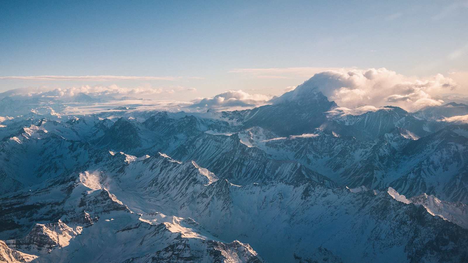 Der Aconcagua in Südamerika