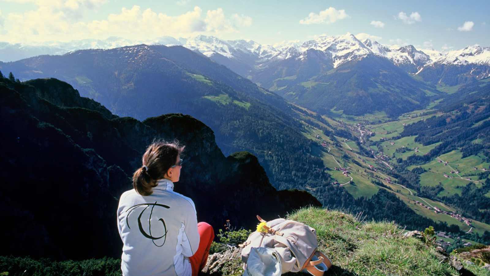 Blick vom Gratlspitz auf das Alpbachtal