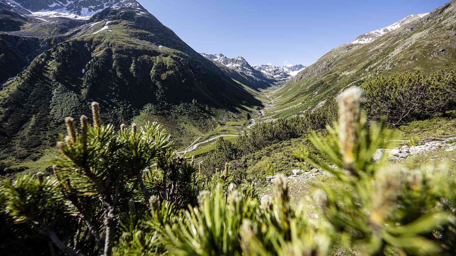 Die alpine Landschaft des Unterengadins eignet sich perfekt für ausgedehnte Wanderungen und Bergtouren.