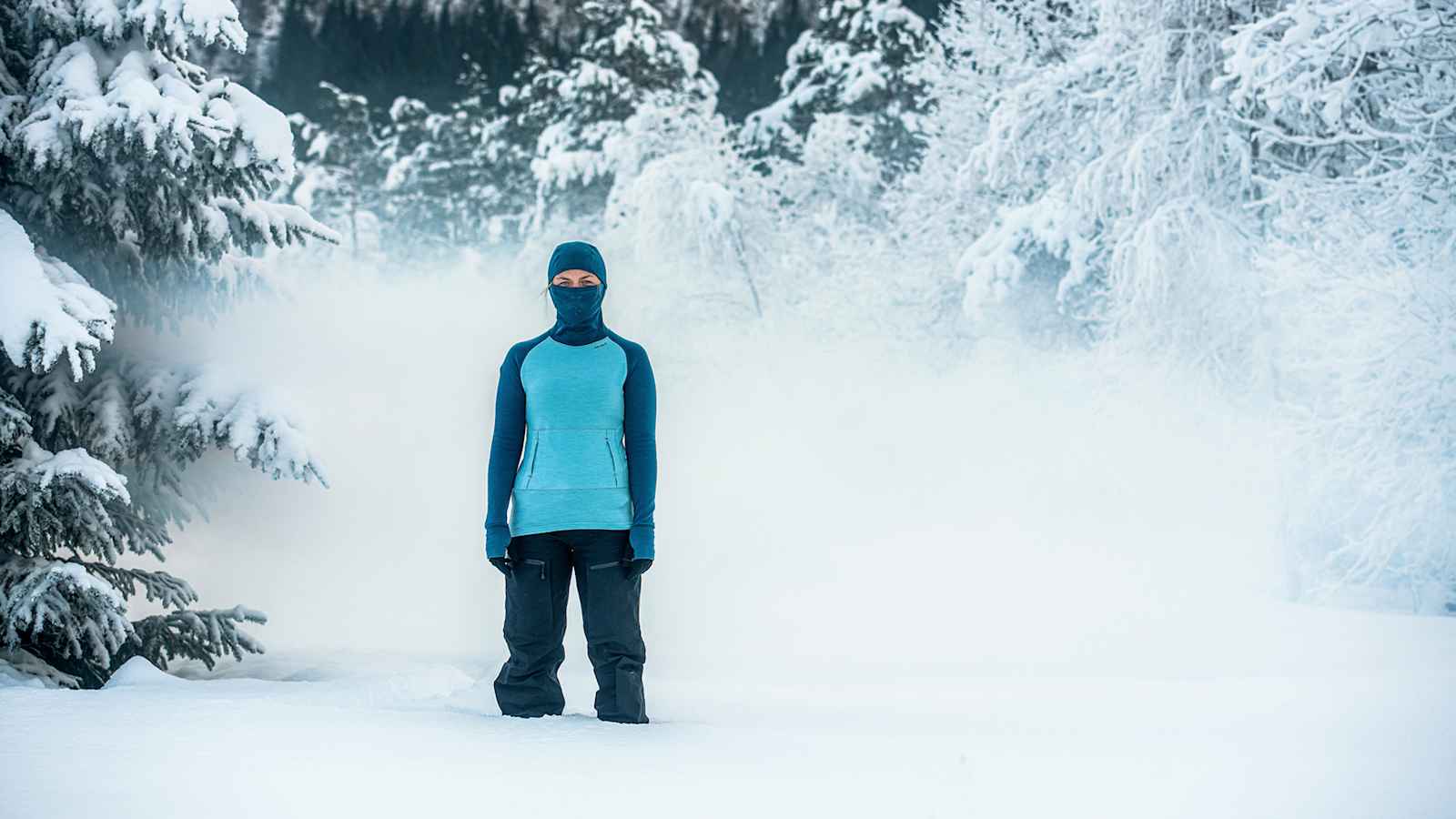 Besonders geeignet ist die Funktionsunterwäsche von Devold für Sportarten im Winter.