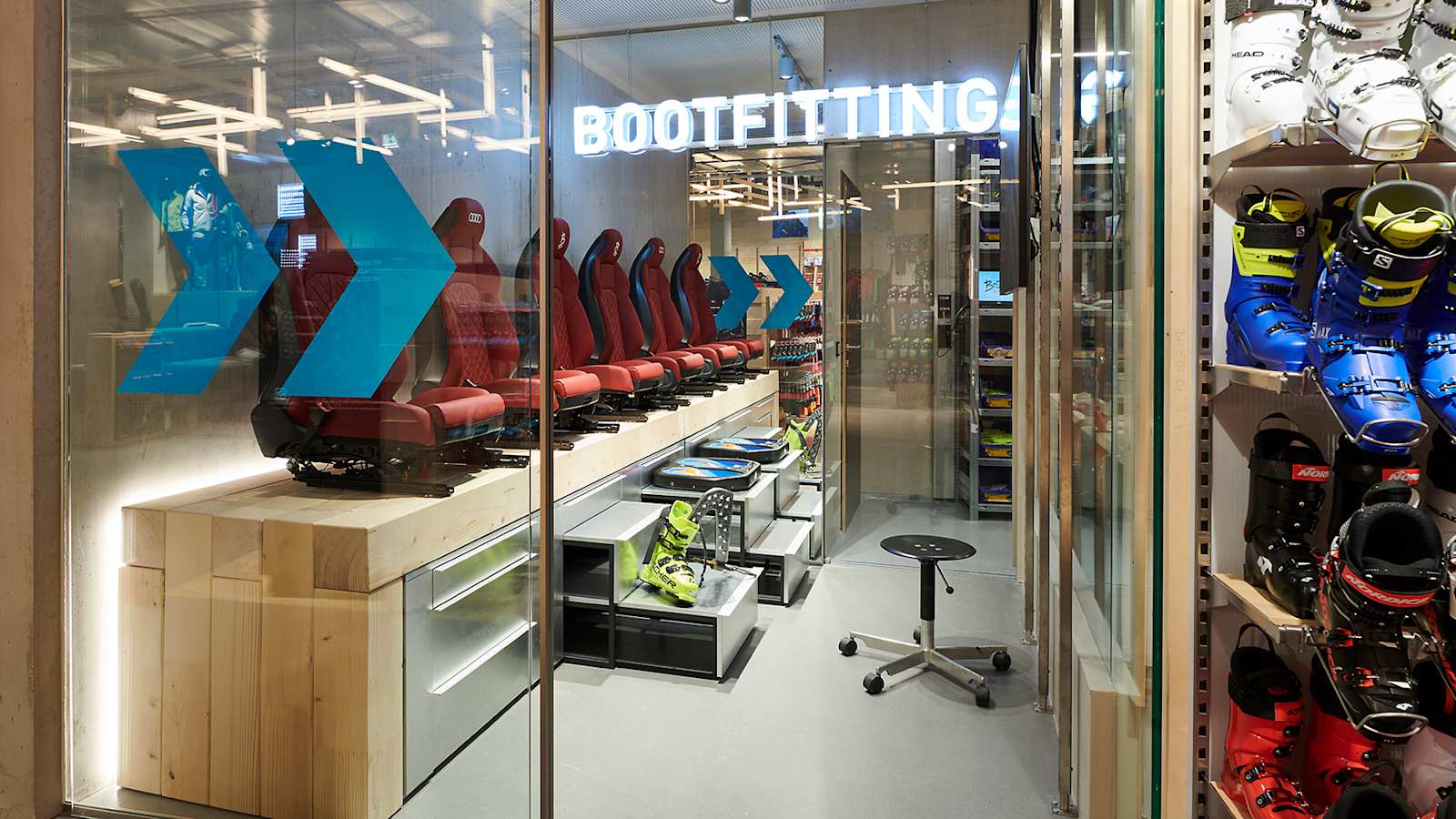 Im Skischuh-Fitting Labor, bekommt jeder den perfekt sitzenden Skischuh.