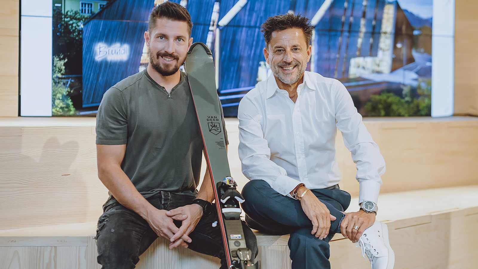 Marcel Hirscher und Christoph Bründl