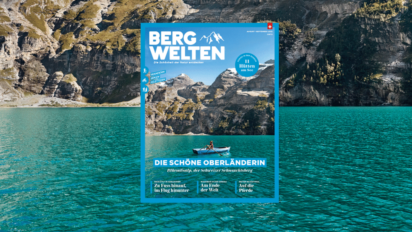 Das neue Bergwelten Magazin (August/ September 2019)