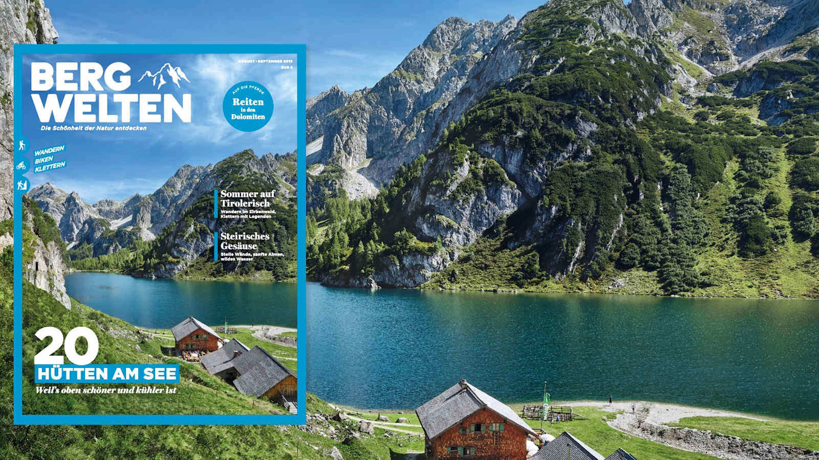 Bergwelten-Magazin (Ausgabe August/September 2019)