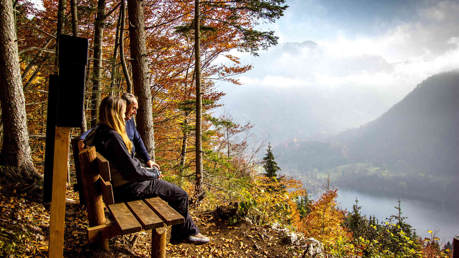 Das Aussichtsbankerl überm Lunzer See