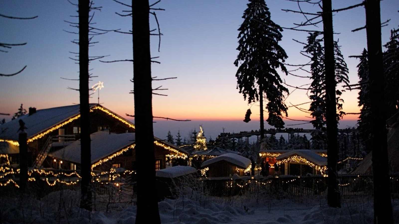 Weihnachtsmarkts am Waldwipfelweg in St. Englmar