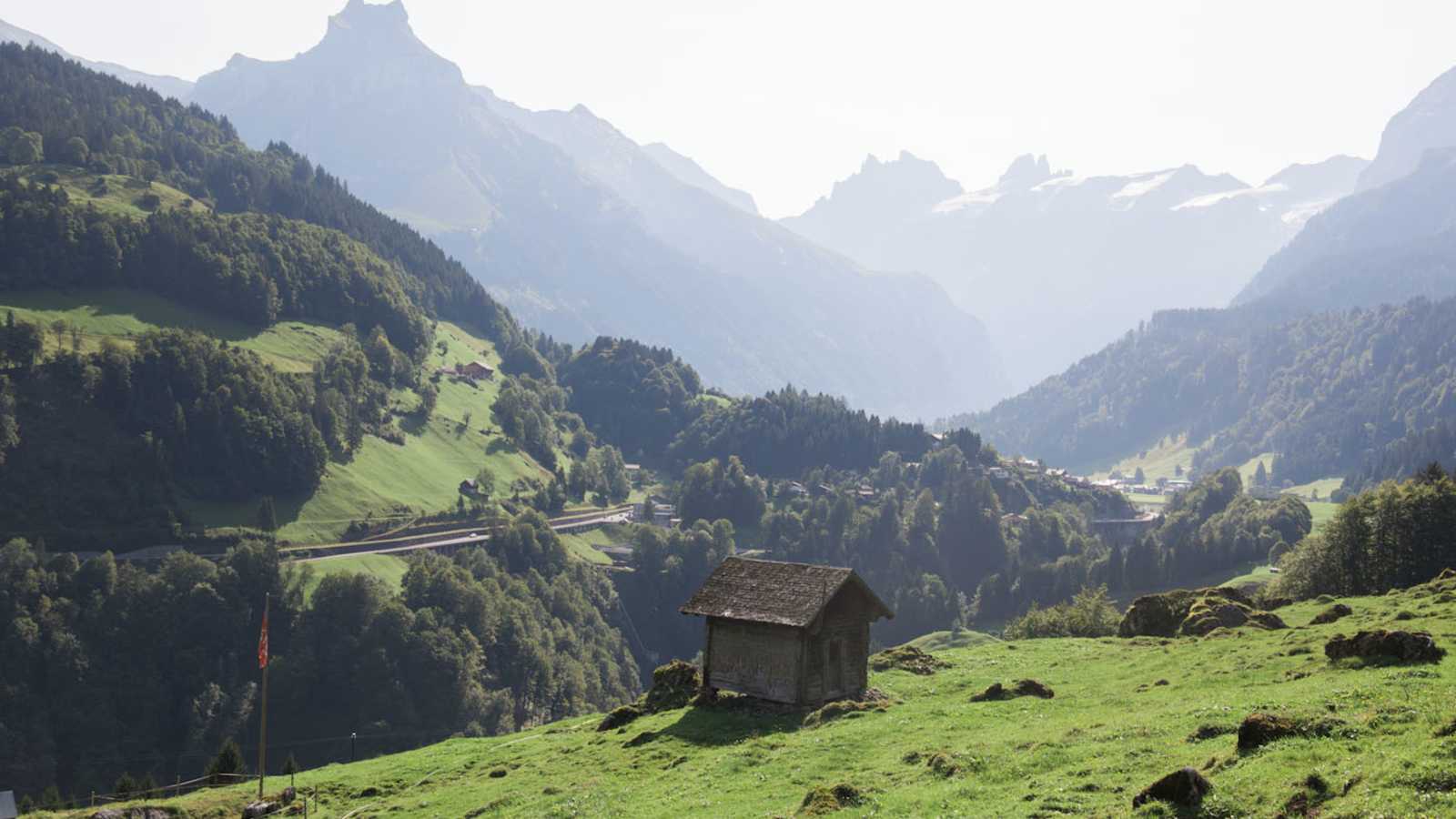 Bereits im ersten Wegabschnitt hat man einen tollen Ausblick