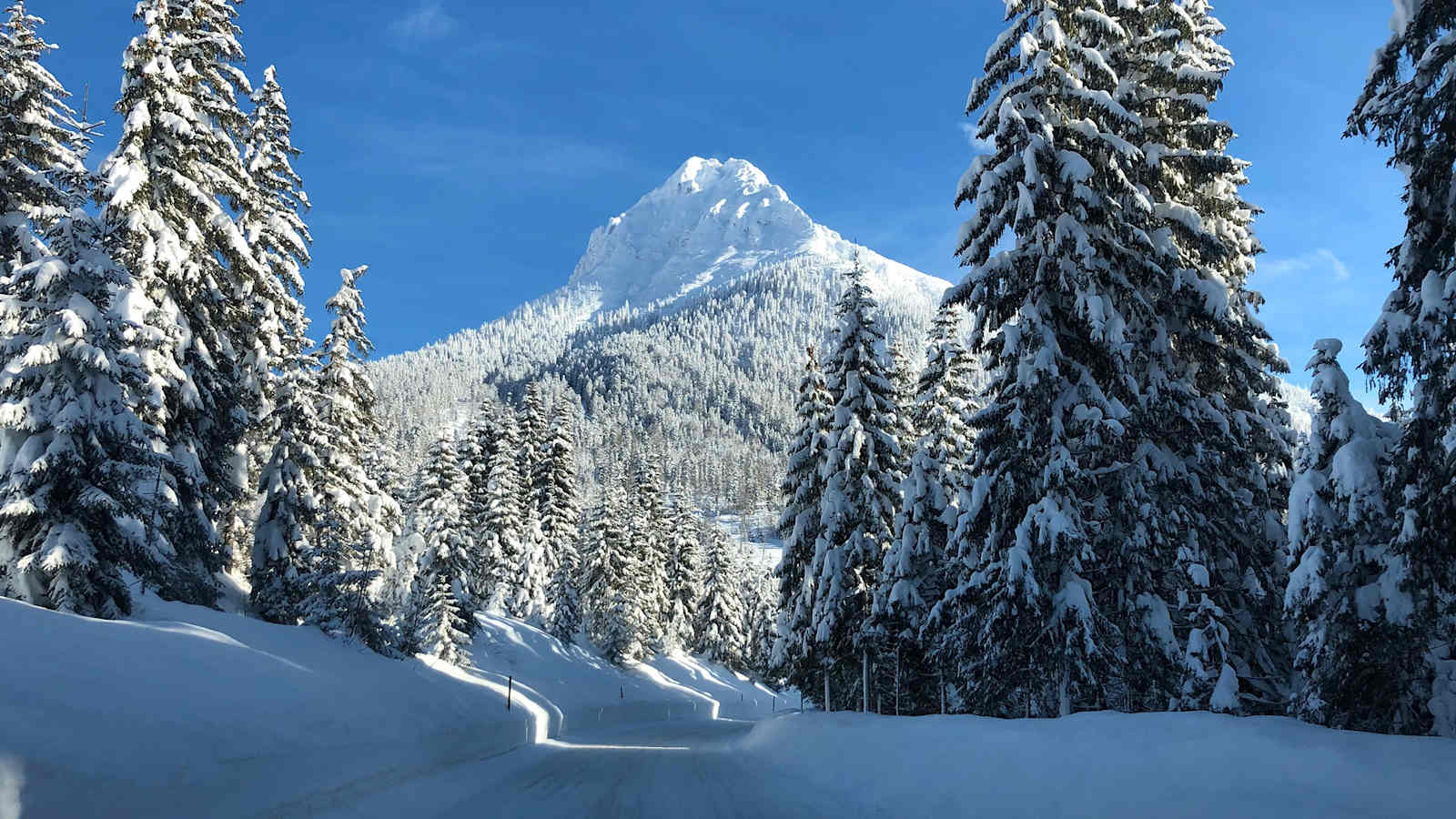 Traumhafter Wintertag in Steinberg am Rofan