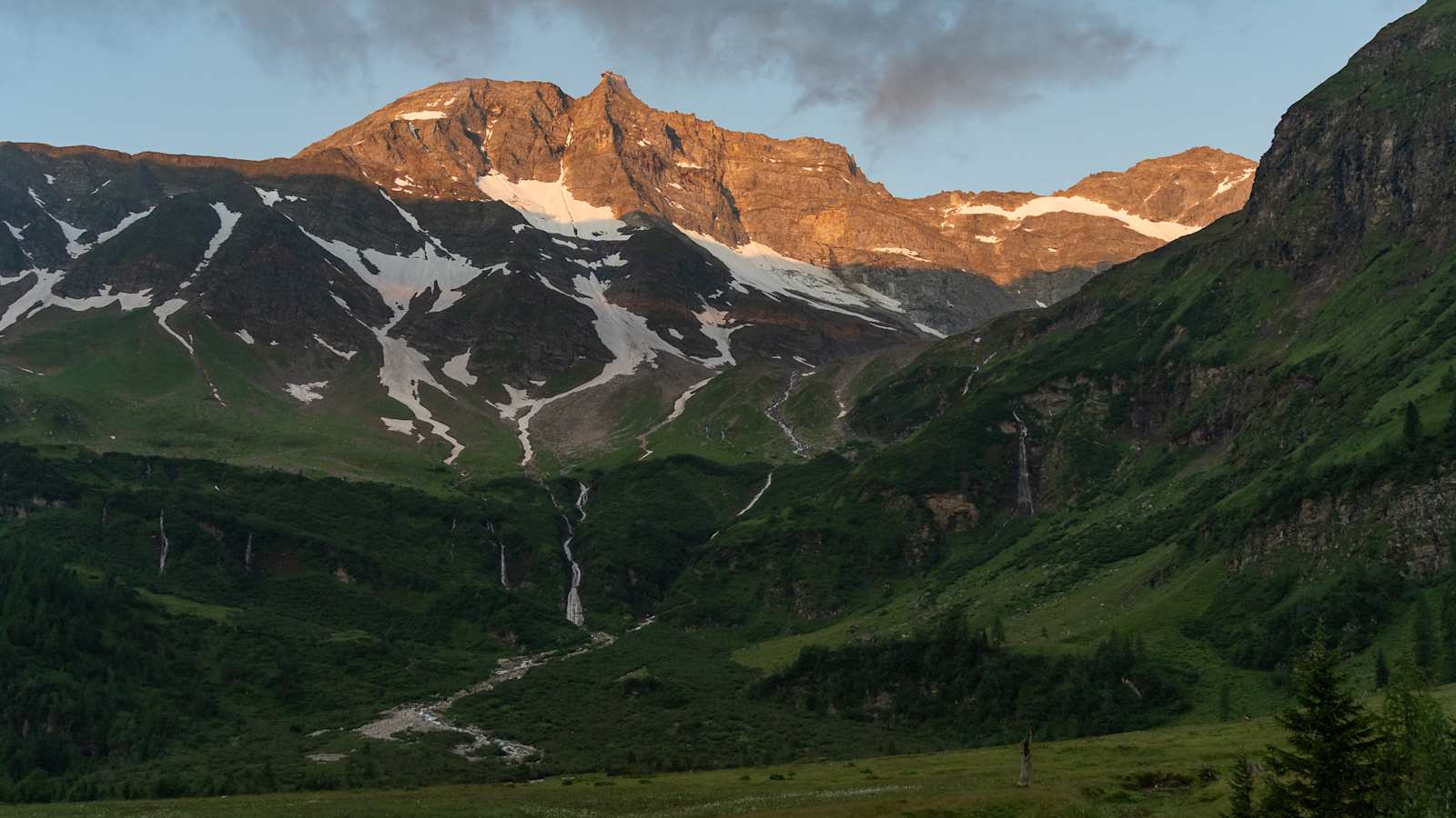 Der Hohe Sonnblick im Morgenlicht