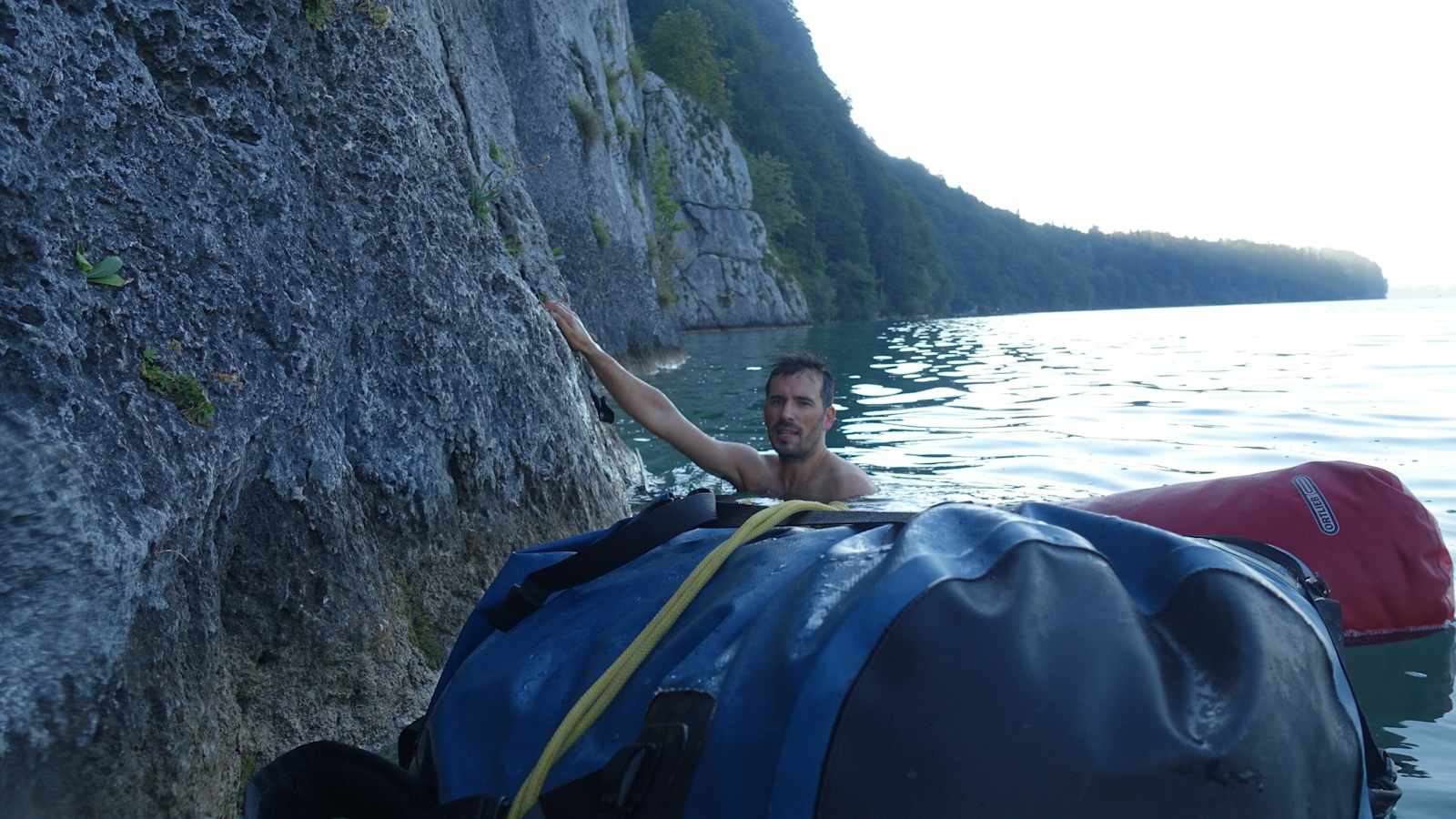 Klettertour Seenot Wolfangsee Bergwelten