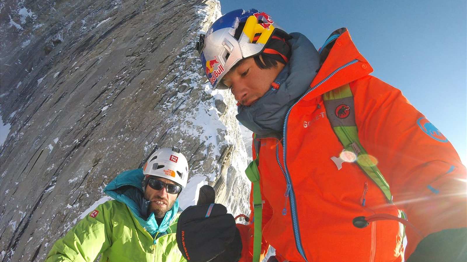 Hansjörg Auer und David Lama