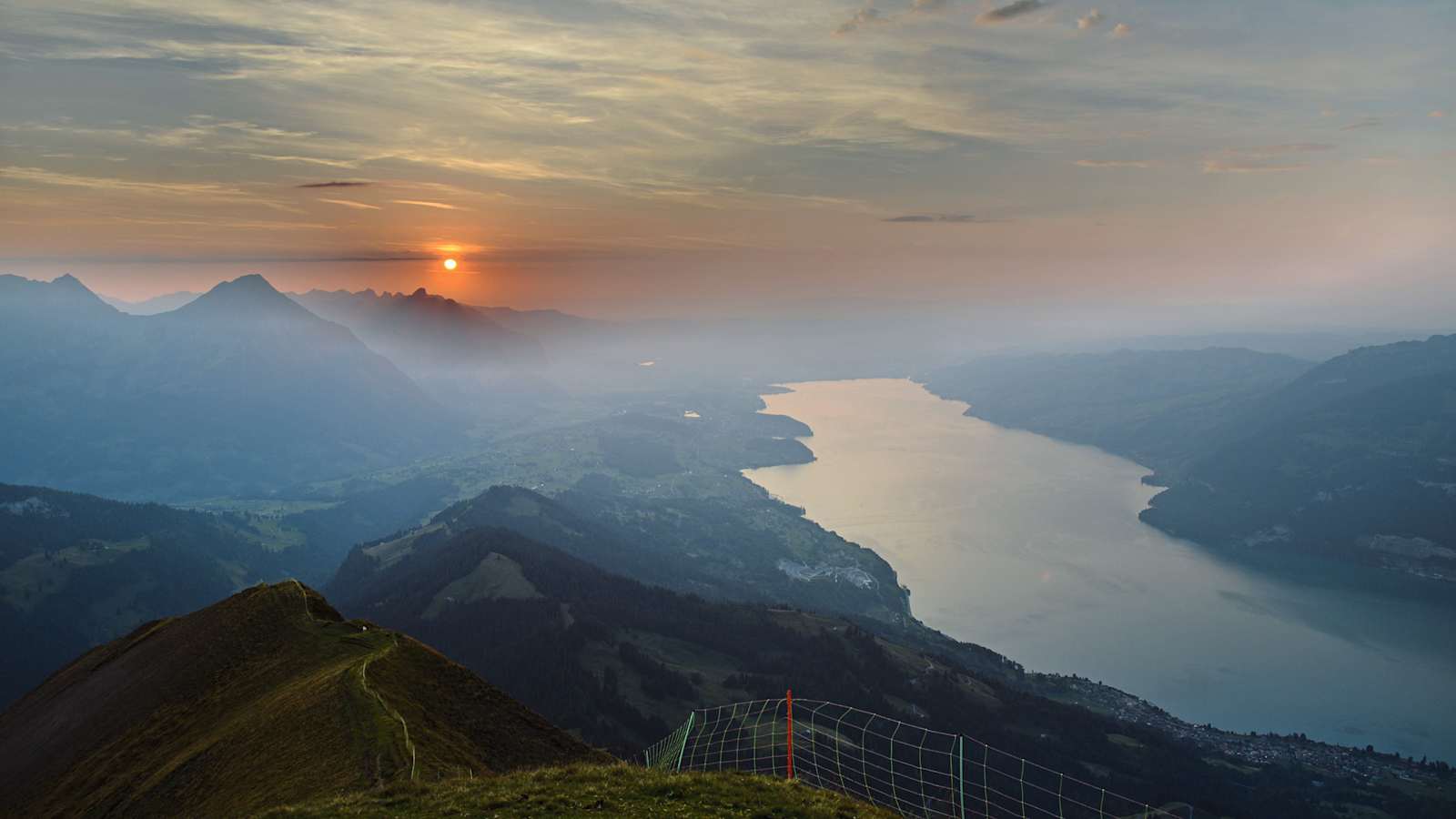 Sonnenuntergang auf dem Morgenberghorn.