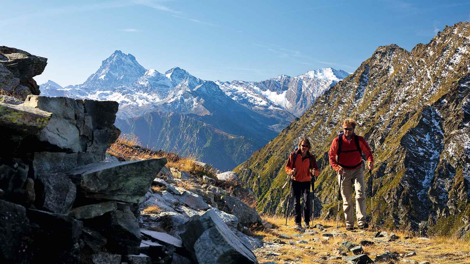 Passo Dar Loup mit Monviso