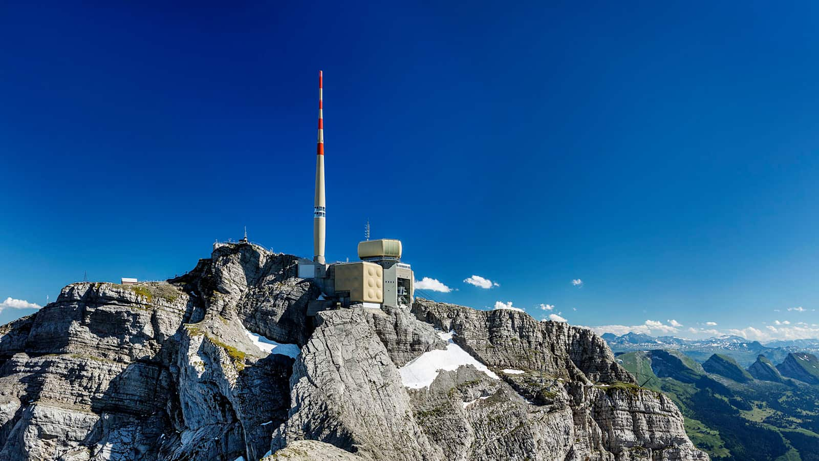 Das Panorama Restaurant auf dem Säntis.