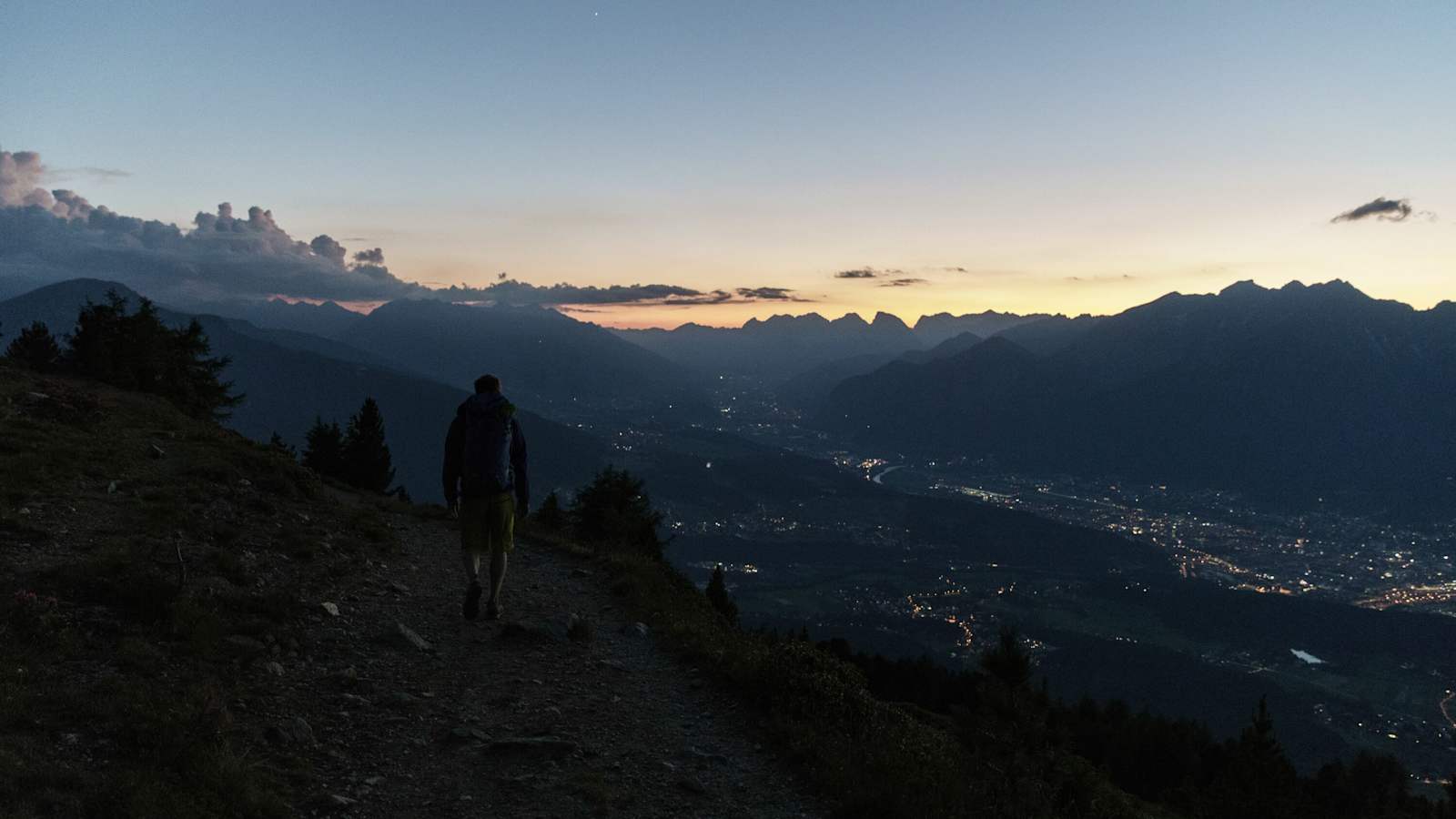 Blick von Tulfes Richtung Innsbruck