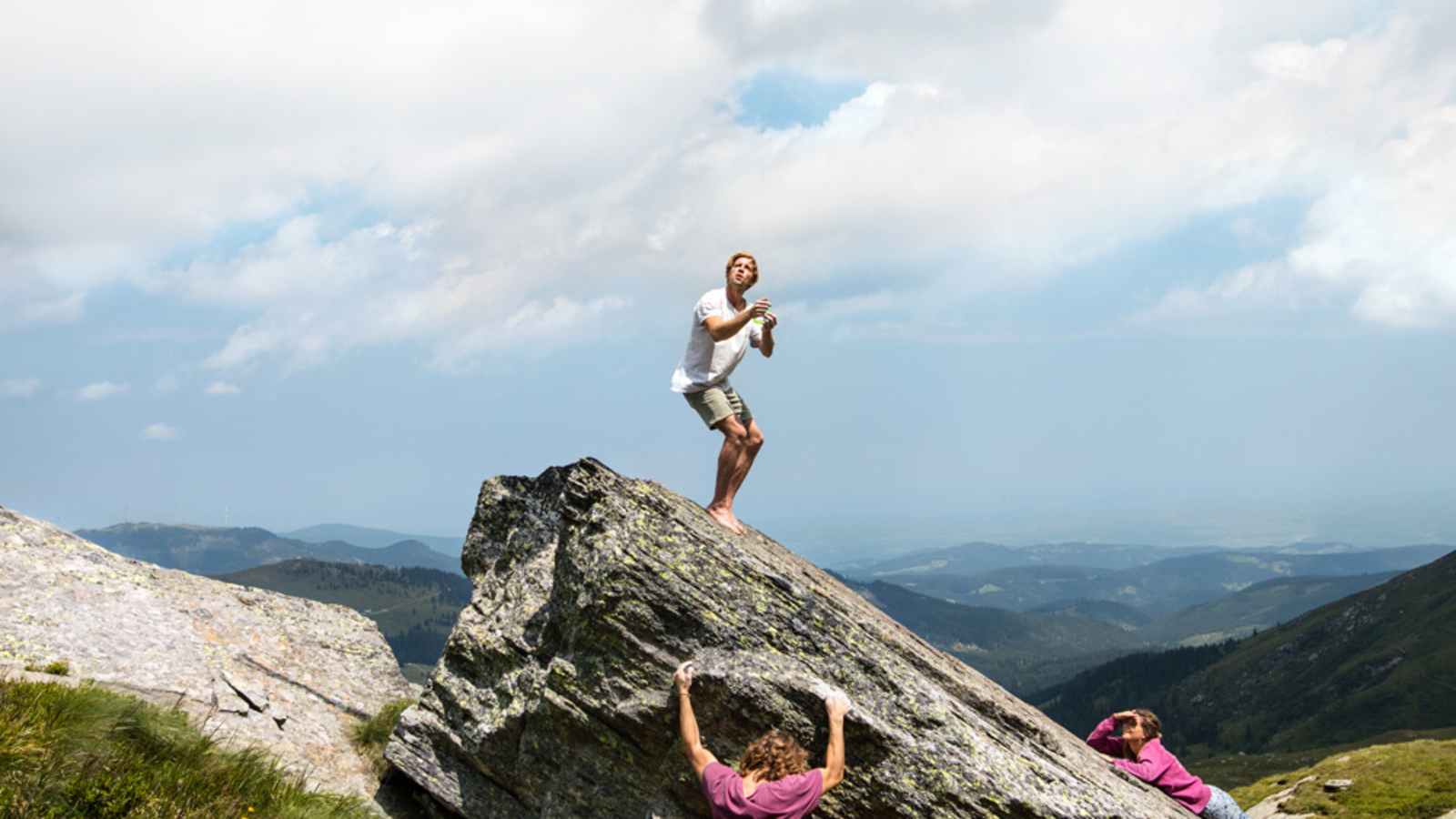 Bouldern und Drachensteigen im verschlafenen Paradies Koralpe