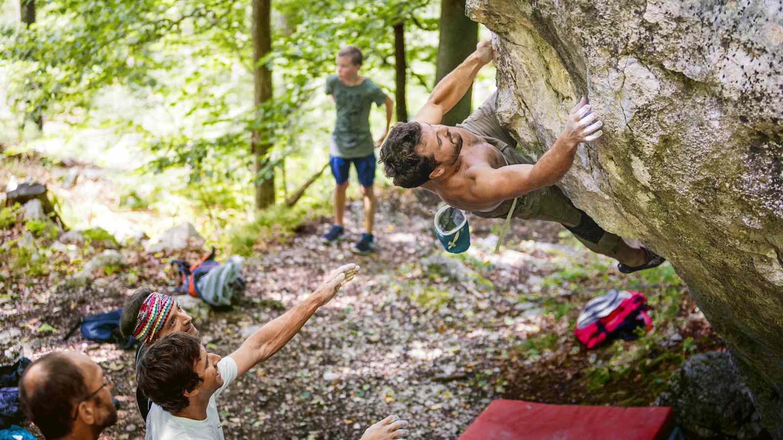 Bouldern am Attersee