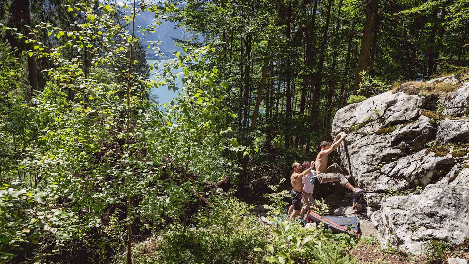 Bouldern am Attersee