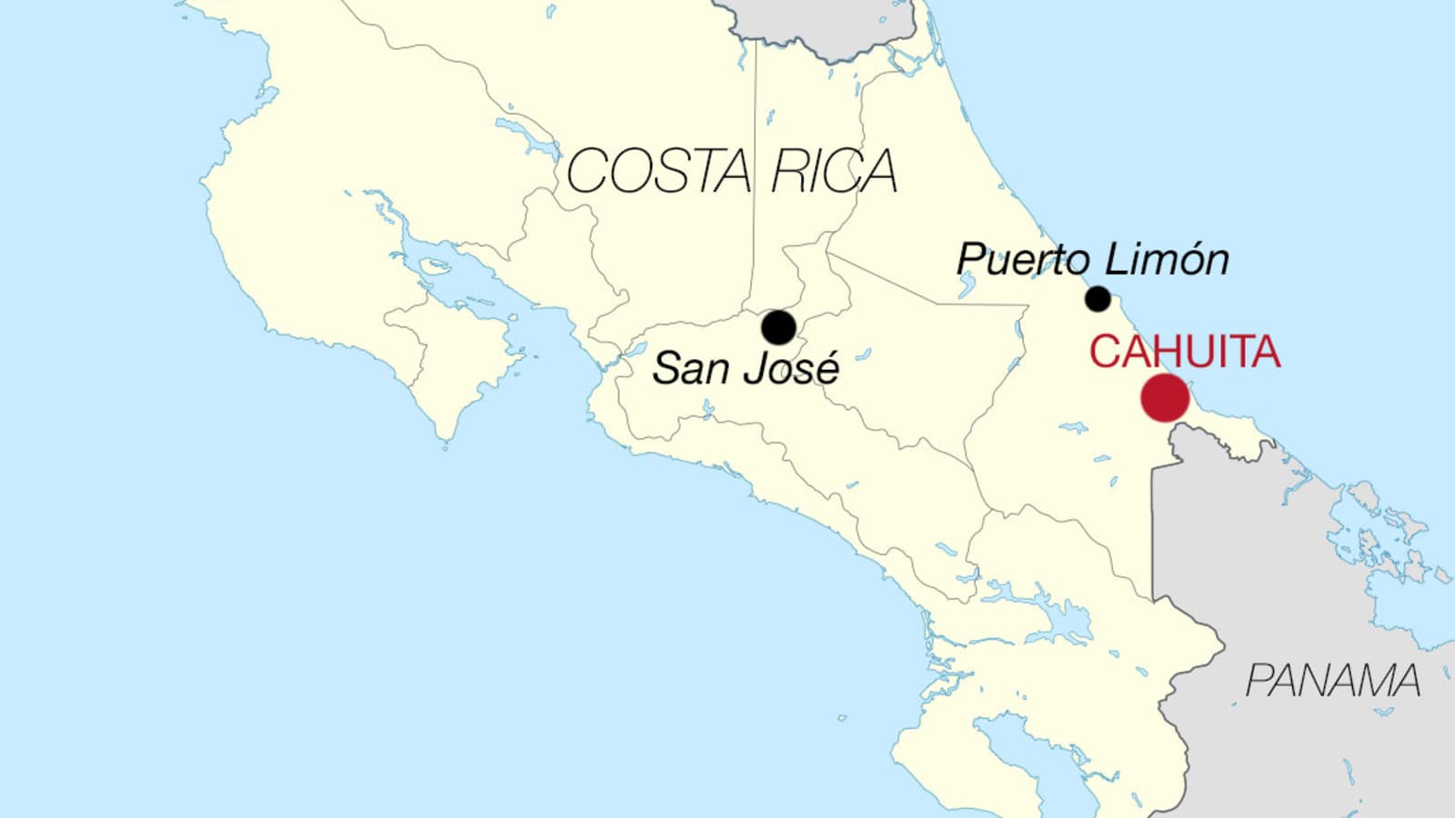 Costa Rica Karte