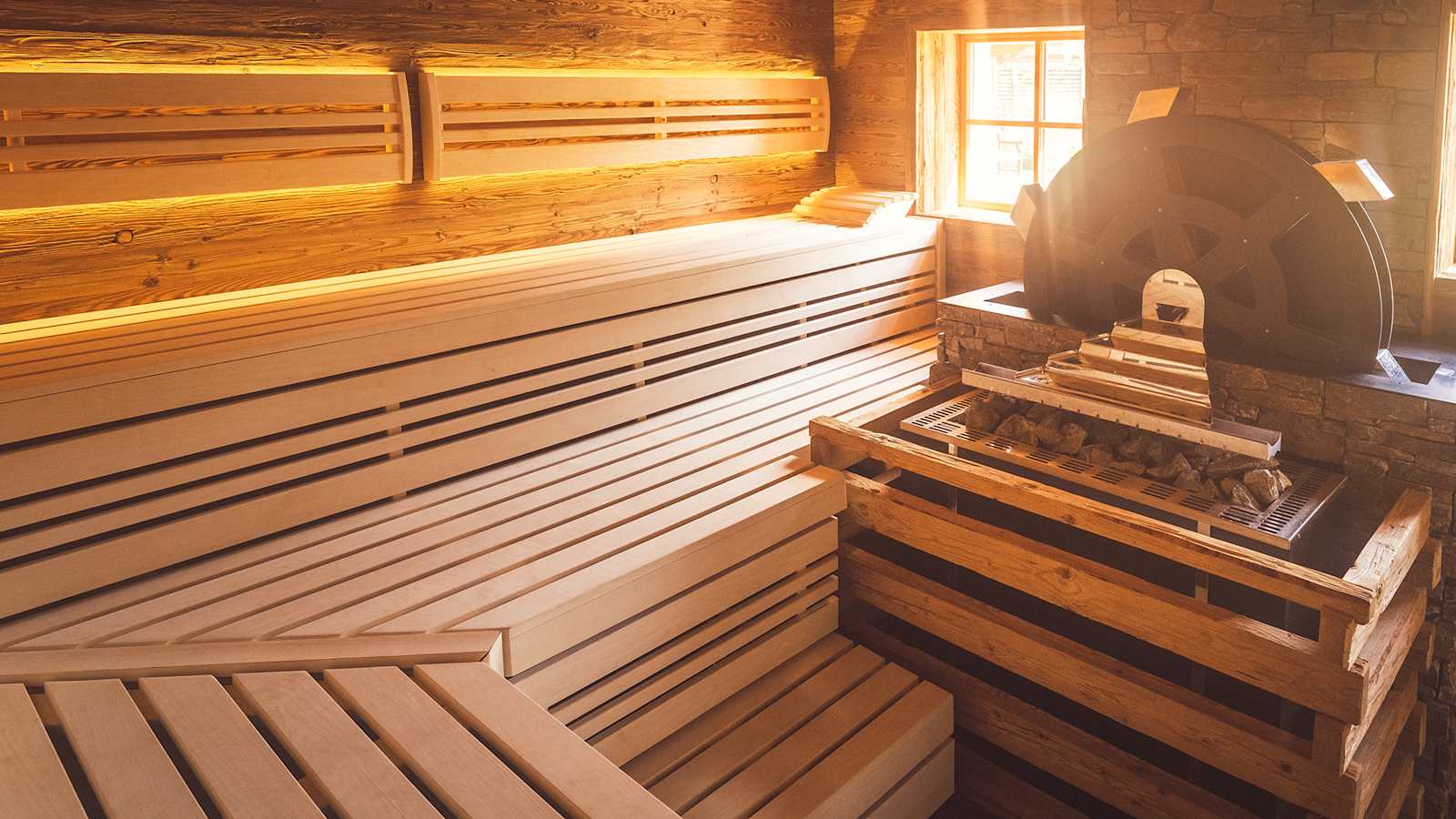 Sauna im Erlebnis- und Wellnessbad Vita Alpina